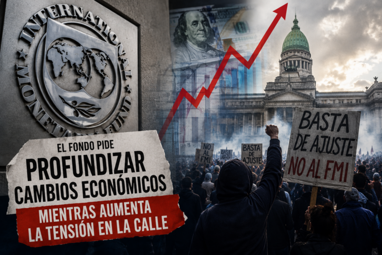 El FMI pide profundizar cambios económicos mientras aumenta la tensión en la calle ajuste fmi