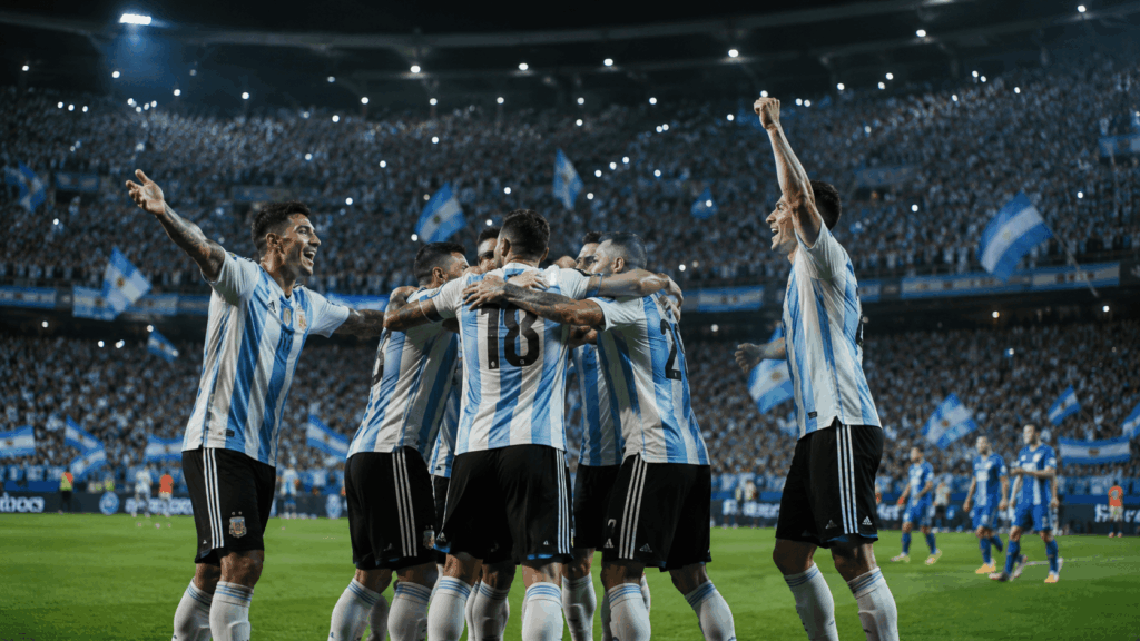 gano argentina en un amistoso
