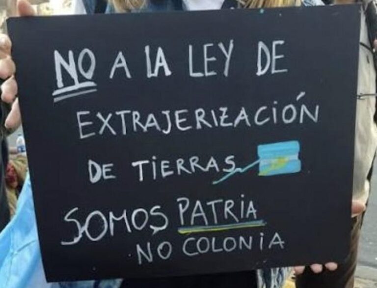marcha por la tierra