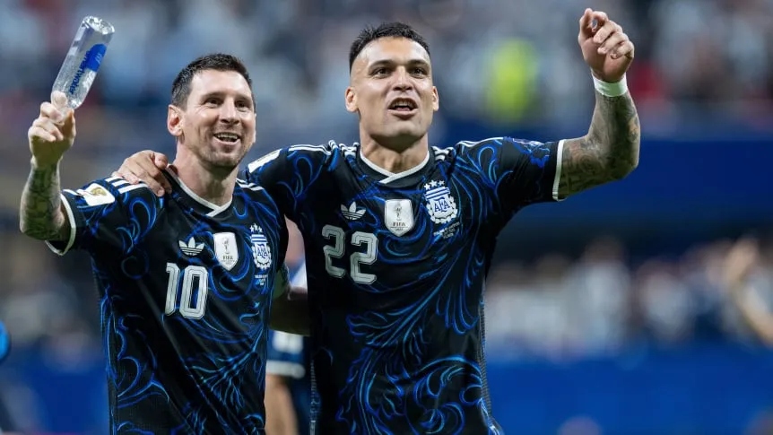 Messi Y Lautaro