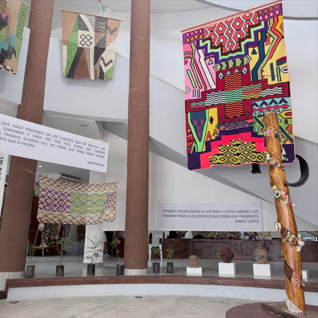 muestra de tejido y memoria